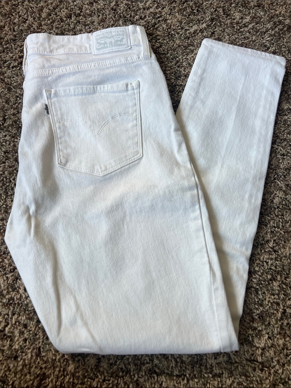 Levi's 721 Women's White Skinny Jeans - High Rise size 32